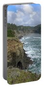 Coastal Bridge Over Rushing Waters Portable Battery Charger