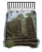 Ancient Stone Passageway Duvet Cover