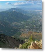Expansive View From Ben Lomond Summit Metal Print