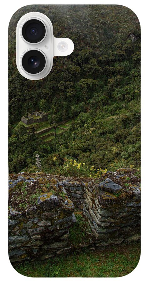 Misty Mountain Ruins iPhone Case