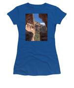 Canyon View Framed By Rocky Cliffs Women's T-Shirt