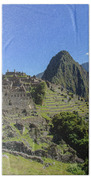 Machu Picchu In Sunlit Splendor Bath Towel