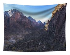 Breathtaking Valley Vista In Zion National Park Tapestry