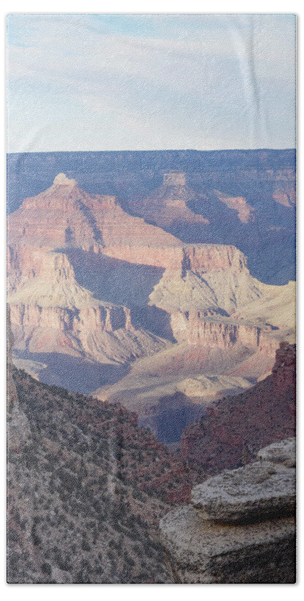 Majestic Grand Canyon Vista At Sunset Hand Towel