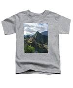 Ancient Ruins With Majestic Mountain Backdrop Toddler T-Shirt