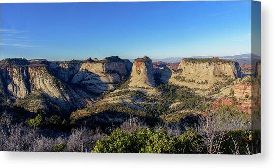 Majestic National Park Canyon Views Canvas Art Print by Brandon Wichmann