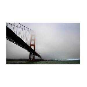Golden Gate Bridge Disappears into Misty Fog by Brandon Wichmann