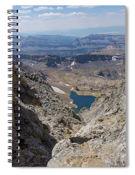 Breathtaking Middle Teton Mountain View Spiral Notebook