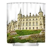 Majestic Castle On Hill Shower Curtain