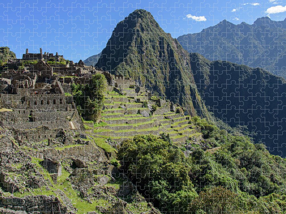 Machu Picchu In Sunlit Splendor Jigsaw Puzzle