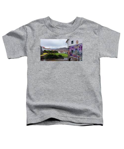 Street Scene with Colorful Mural Toddler T-Shirt