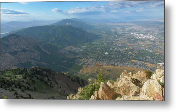 Expansive View From Ben Lomond Summit Metal Print
