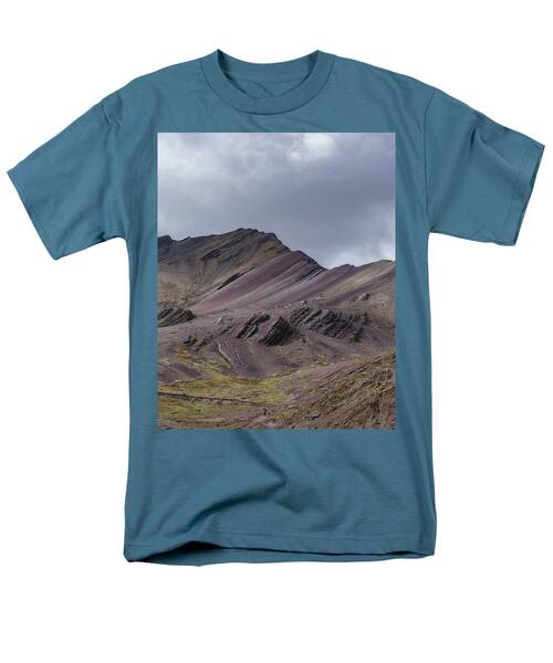 Majestic Andean Mountainscape With Colorful Striations Men's T-Shirt  (Regular Fit)
