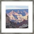Majestic Grand Canyon Vista At Sunset Framed Print