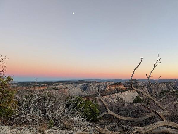 Breathtaking Canyon Sunset View Poster