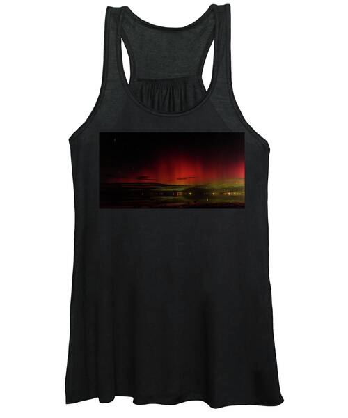 Mesmerizing Northern Lights Display Women's Tank Top by Brandon Wichmann