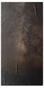 Milky Way Over Tranquil Shoreline Bath Towel