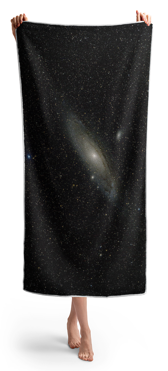 Vastness Of The Andromeda Galaxy Beach Towel