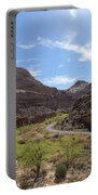 Winding Road Through Desert Canyon Portable Battery Charger