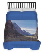 Majestic Zion National Park View Duvet Cover