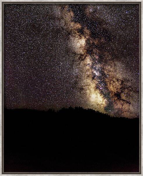 Night Sky Brimming With Stars Framed Print