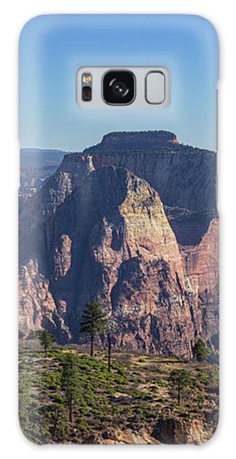 Majestic Mountain Range View Galaxy Case