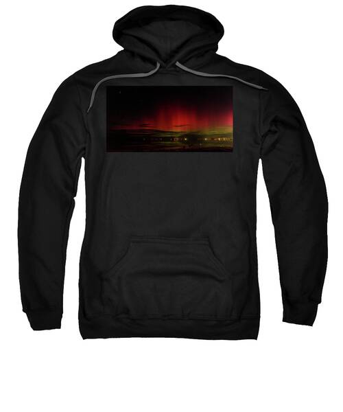 Mesmerizing Northern Lights Display Sweatshirt by Brandon Wichmann