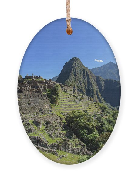 Machu Picchu In Sunlit Splendor Ornament