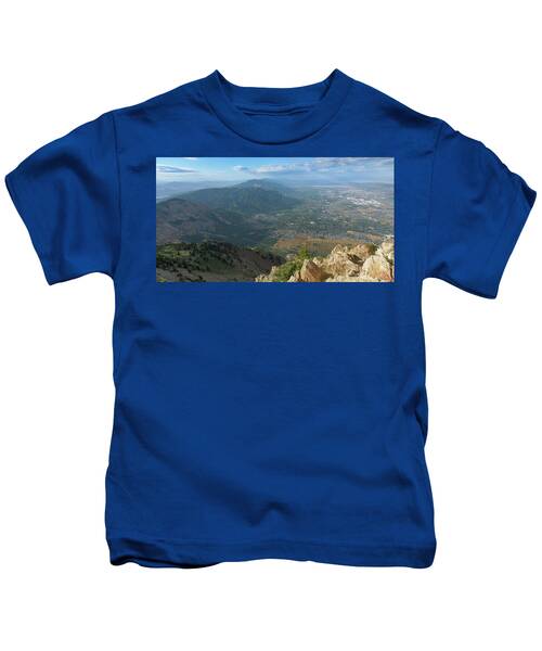 Expansive View From Ben Lomond Summit Kids T-Shirt
