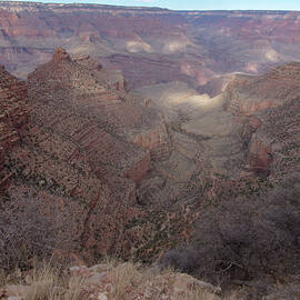 Majestic Grand Canyon Overlook Under Azure Sky