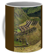 Ancient Terraces And Ruins In Andes Mountains Coffee Mug