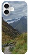 Trail Through Majestic Mountain Landscape To Dead Woman's Pass iPhone Case