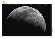 Illuminated Half Of The Moon Zip Pouch