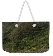 Misty Mountain Ruins Weekender Tote Bag