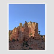 Majestic Sandstone Formations Of Bryce Canyon National Park Sticker
