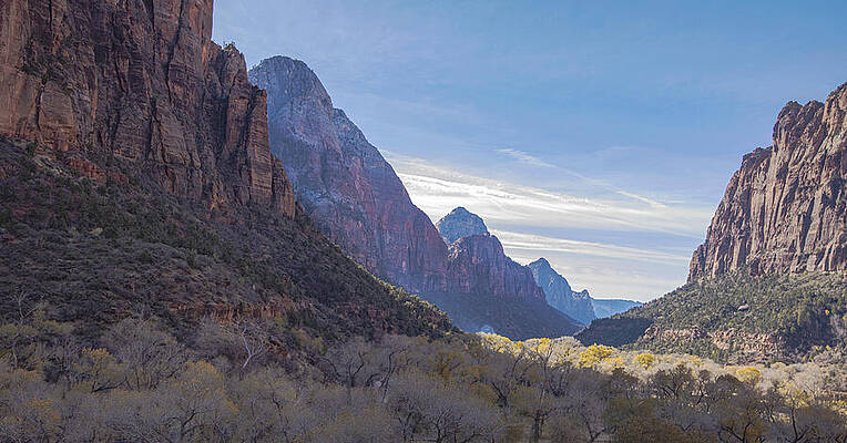 Wall Art featuring the photograph Majestic Zion National Park View by Brandon Wichmann
