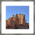 Majestic Sandstone Formations Of Bryce Canyon National Park Framed Print