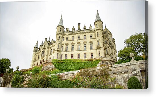 Majestic Castle On Hill Acrylic Print