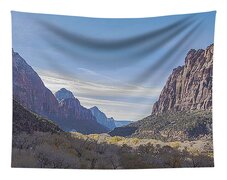 Majestic Zion National Park View Tapestry