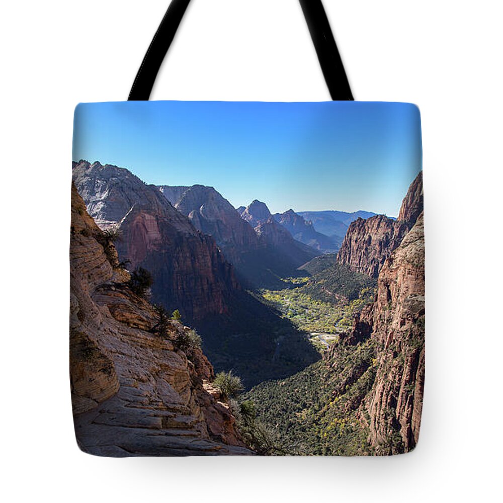 Breathtaking Zion Canyon View Tote Bag
