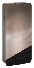 Lightning Illuminates Night Sky Portable Battery Charger