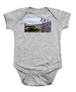 Street Scene with Colorful Mural Baby One-Piece