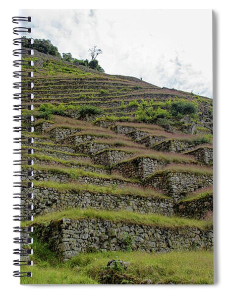Ancient Terraces Amidst Greenery Spiral Notebook