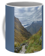 Trail Through Majestic Mountain Landscape To Dead Woman's Pass Coffee Mug