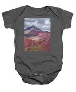 Majestic Colorful Mountain Range Baby One-Piece