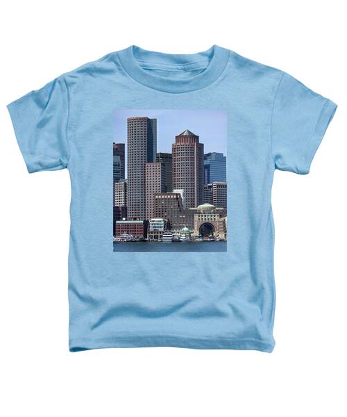 Boston Skyline by the Water Toddler T-Shirt