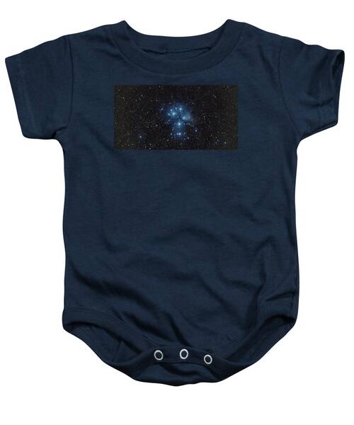 Pleiades Cluster in Cosmic Night Baby One-Piece by Brandon Wichmann