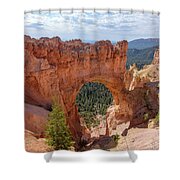 Majestic Natural Rock Arch In Bryce Canyon National Park Shower Curtain