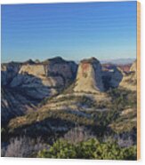 Majestic National Park Canyon Views Wood Print