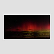 Mesmerizing Northern Lights Display Sticker